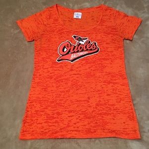 Baltimore Orioles women's slim fit tee sz medium